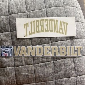 2 vanderbilt university car reusable stickers
